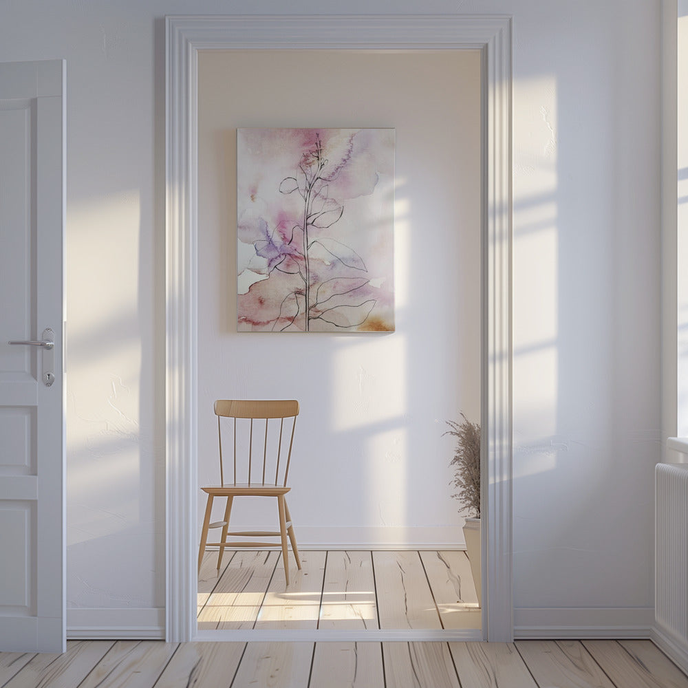 Fluisterblaadjes II | Canvas