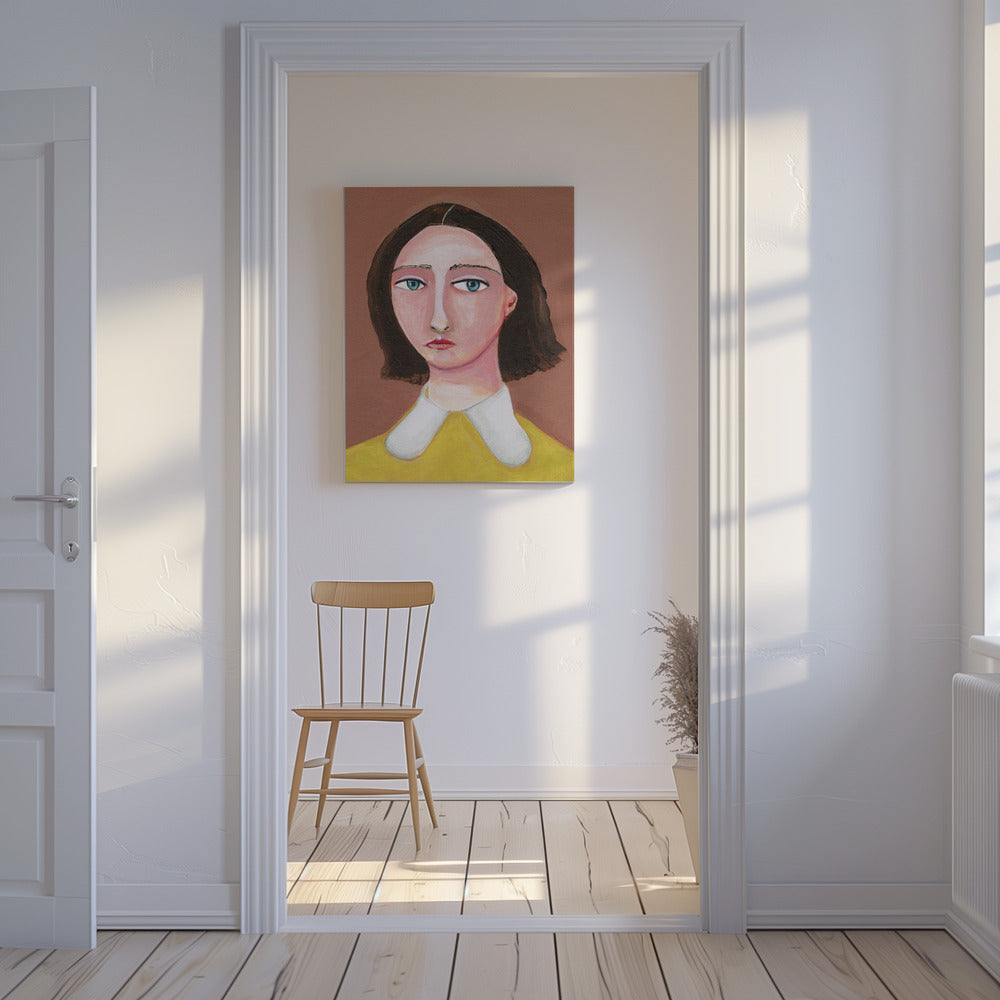 Dame kijkt | Canvas