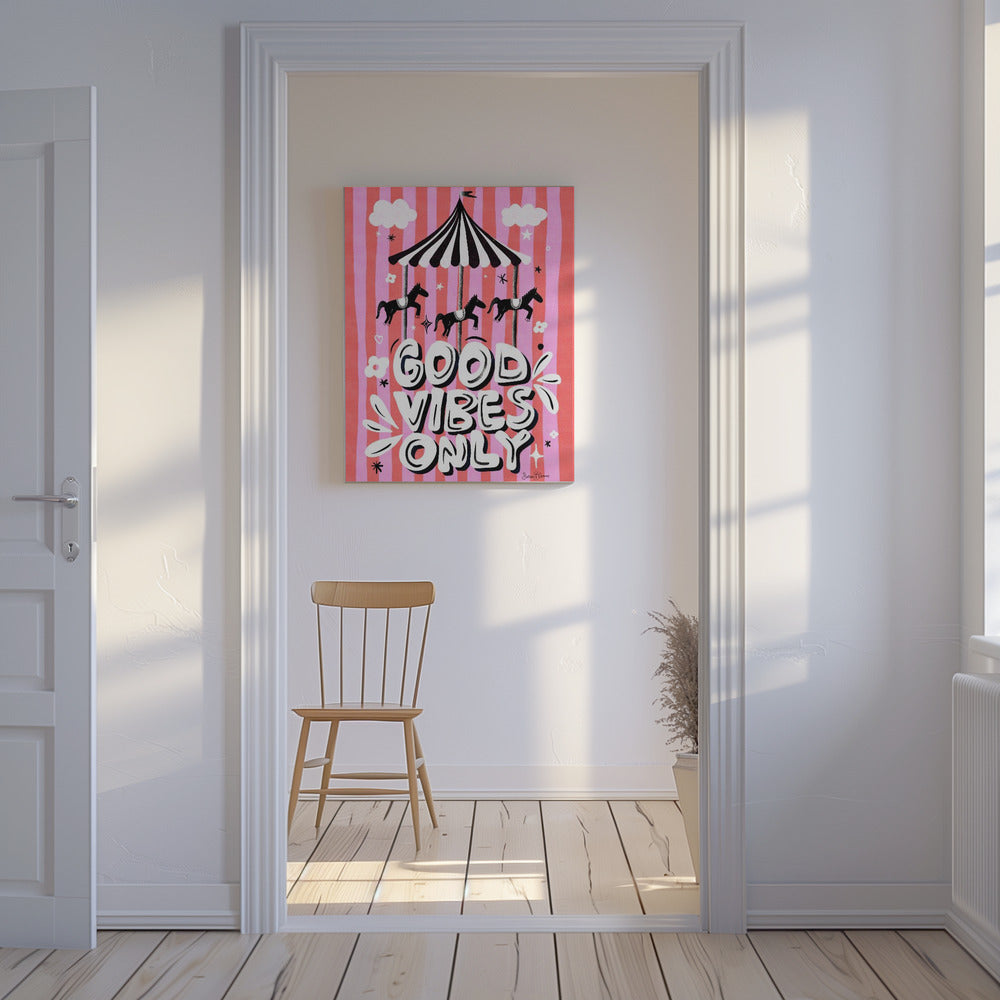 Carrousel Alleen Goede Vibes | Canvas