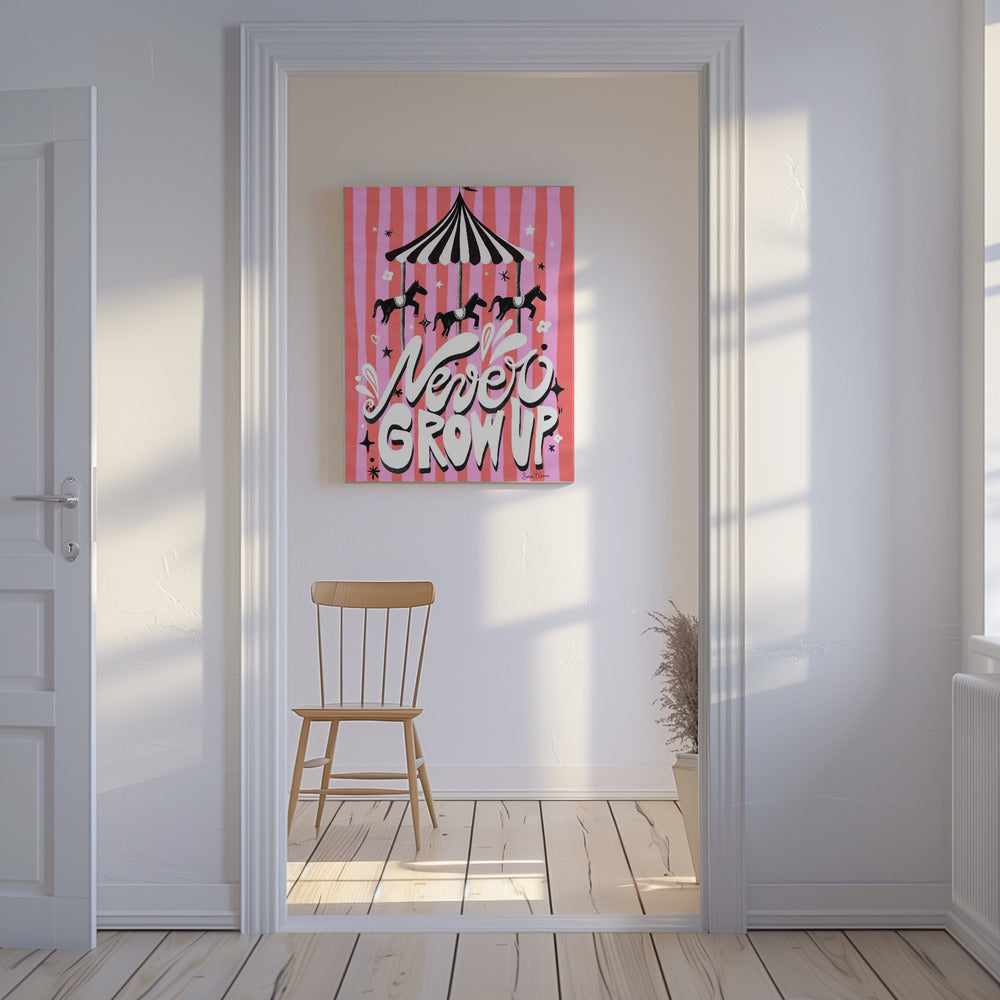 Carrousel - Word nooit volwassen | Canvas