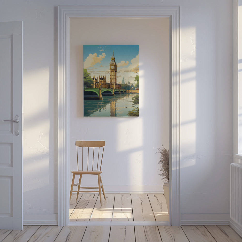 Uitzicht op Londen | Canvas