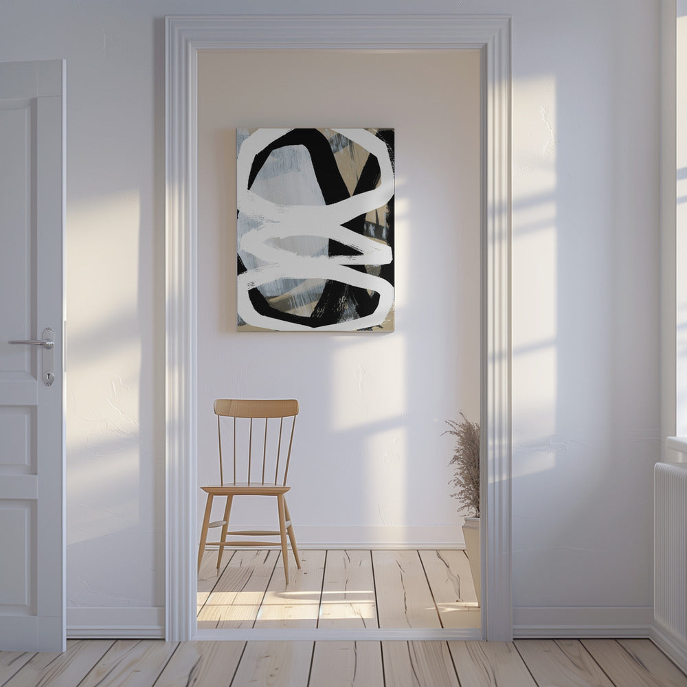 Vet Zwart Op Wit Nr. 3 | Canvas