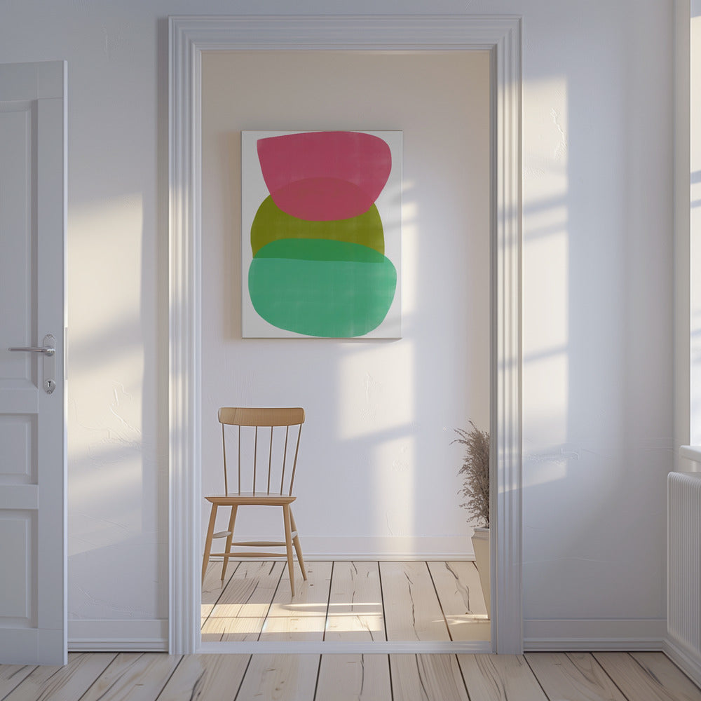 Grote vorm reliëf nr. 3 | Canvas