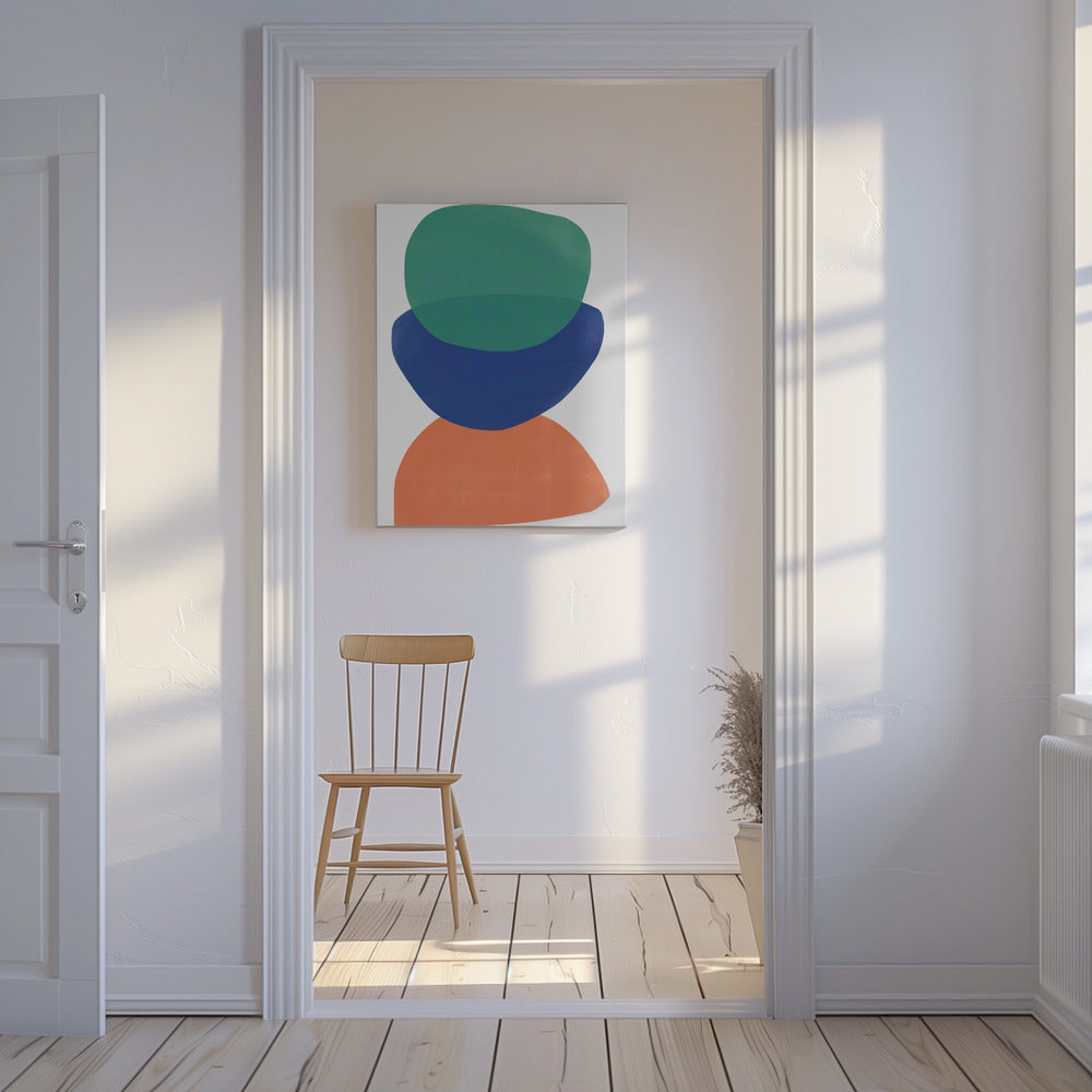 Grote vorm reliëf nr. 2 | Canvas
