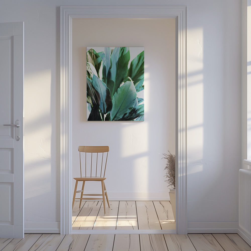 Groene bladeren I | Canvas