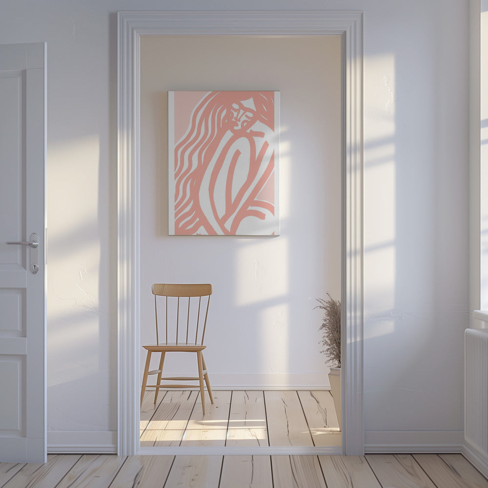 Gebogen sereniteit | Canvas