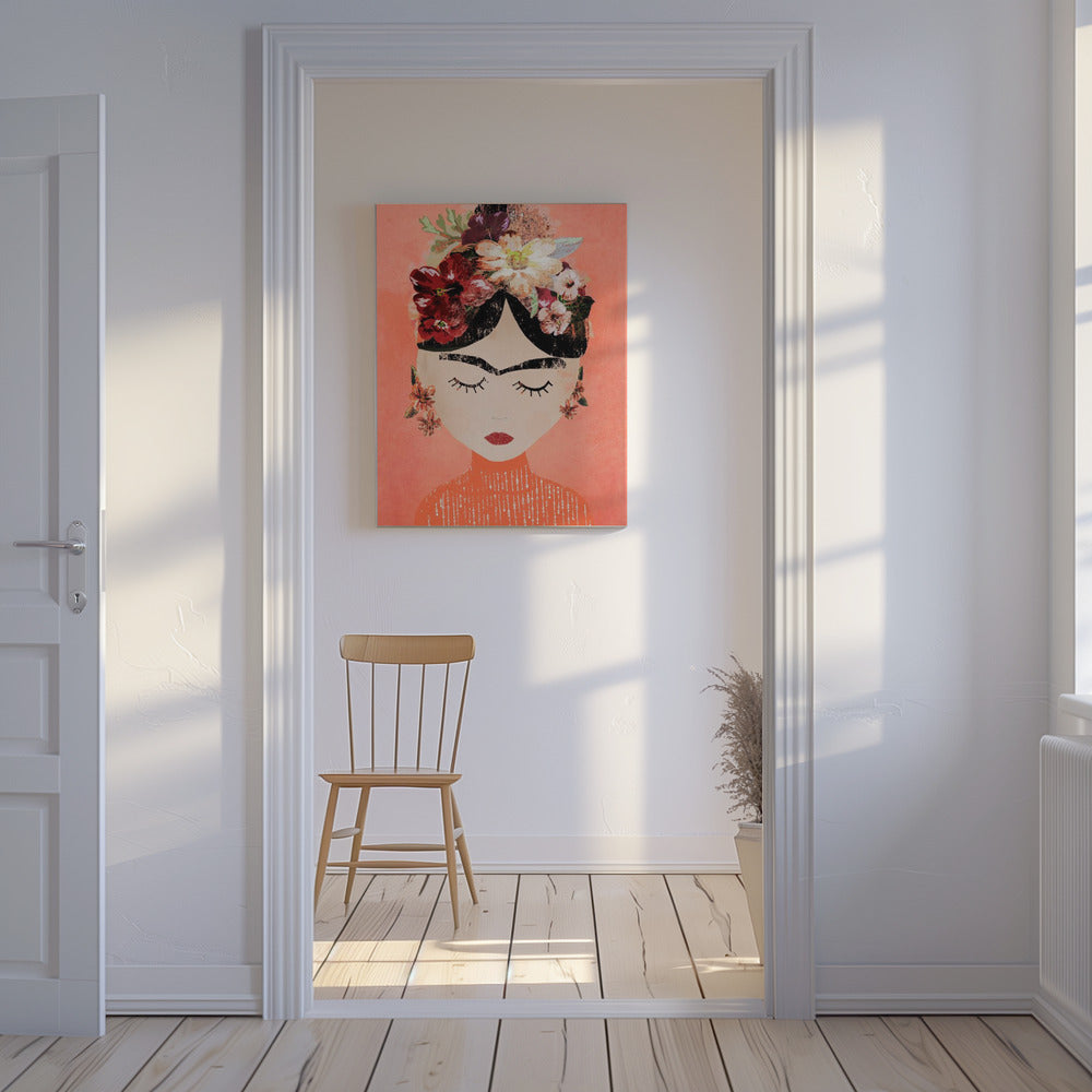 Frida (Perzik) | Canvas