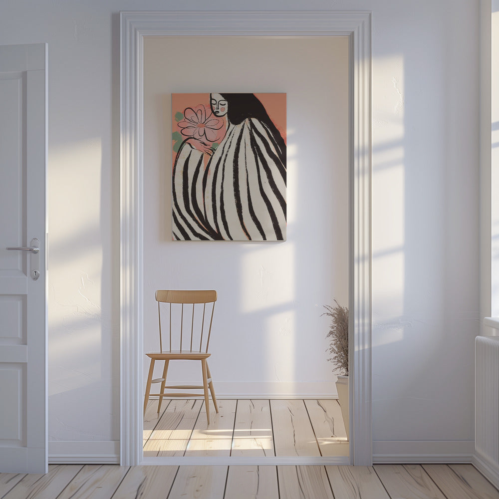 Een Stil Moment (Perzik) | Canvas