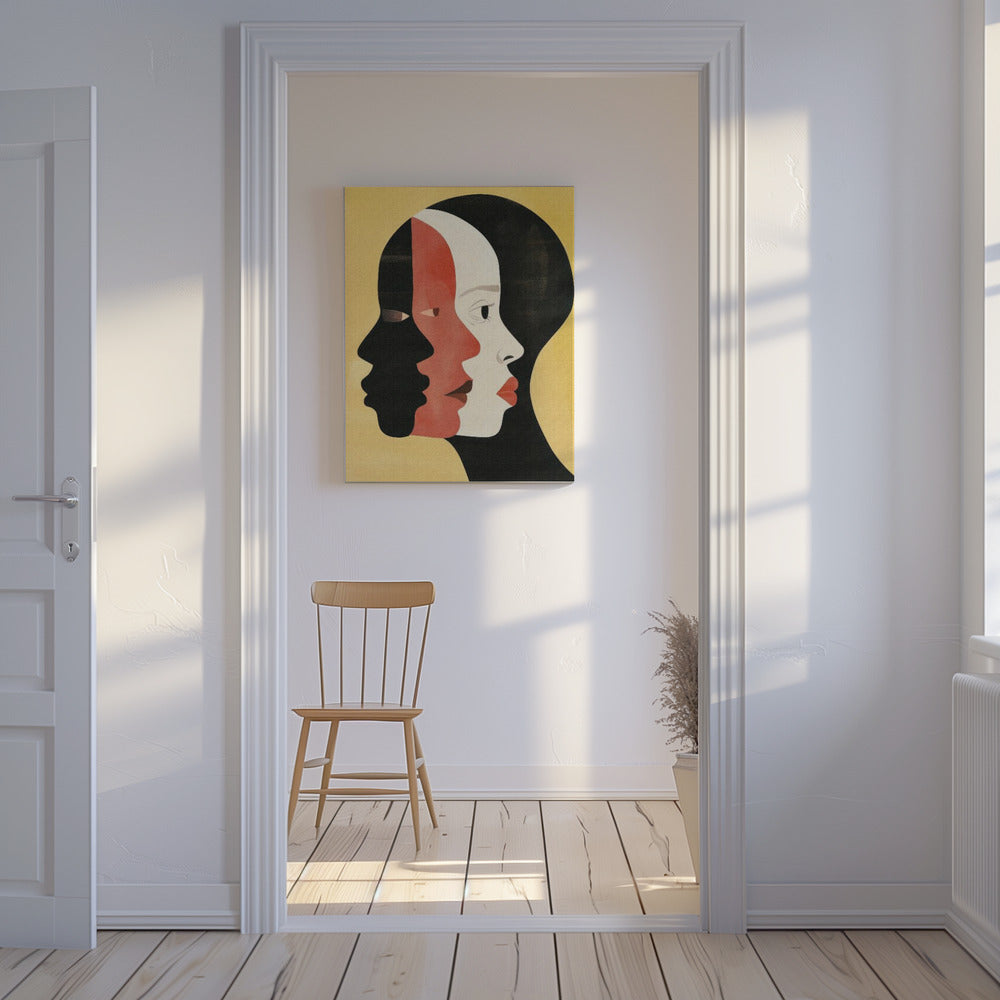 Afrikaanse kunst Smooth 4 | Canvas