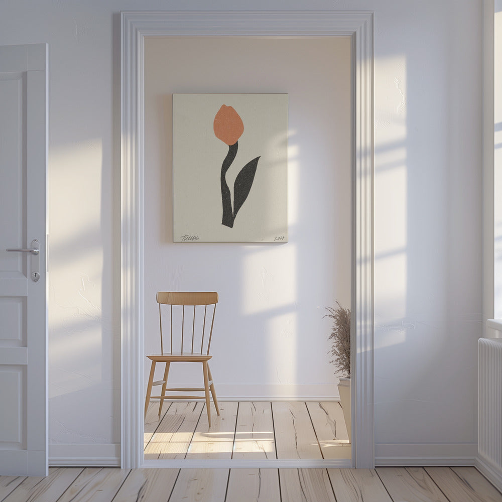 Moderne Bloem 01 | Canvas