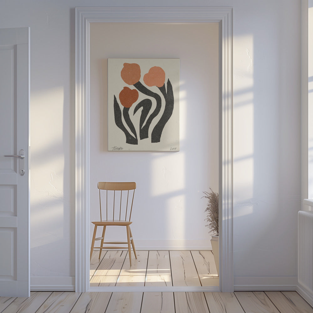 Moderne Bloem 02 | Canvas