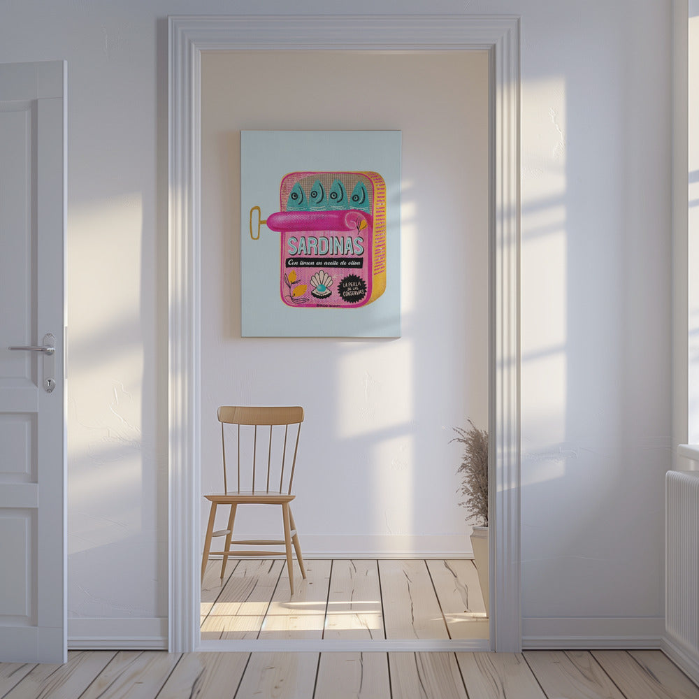 Sardientjesblikje | Canvas