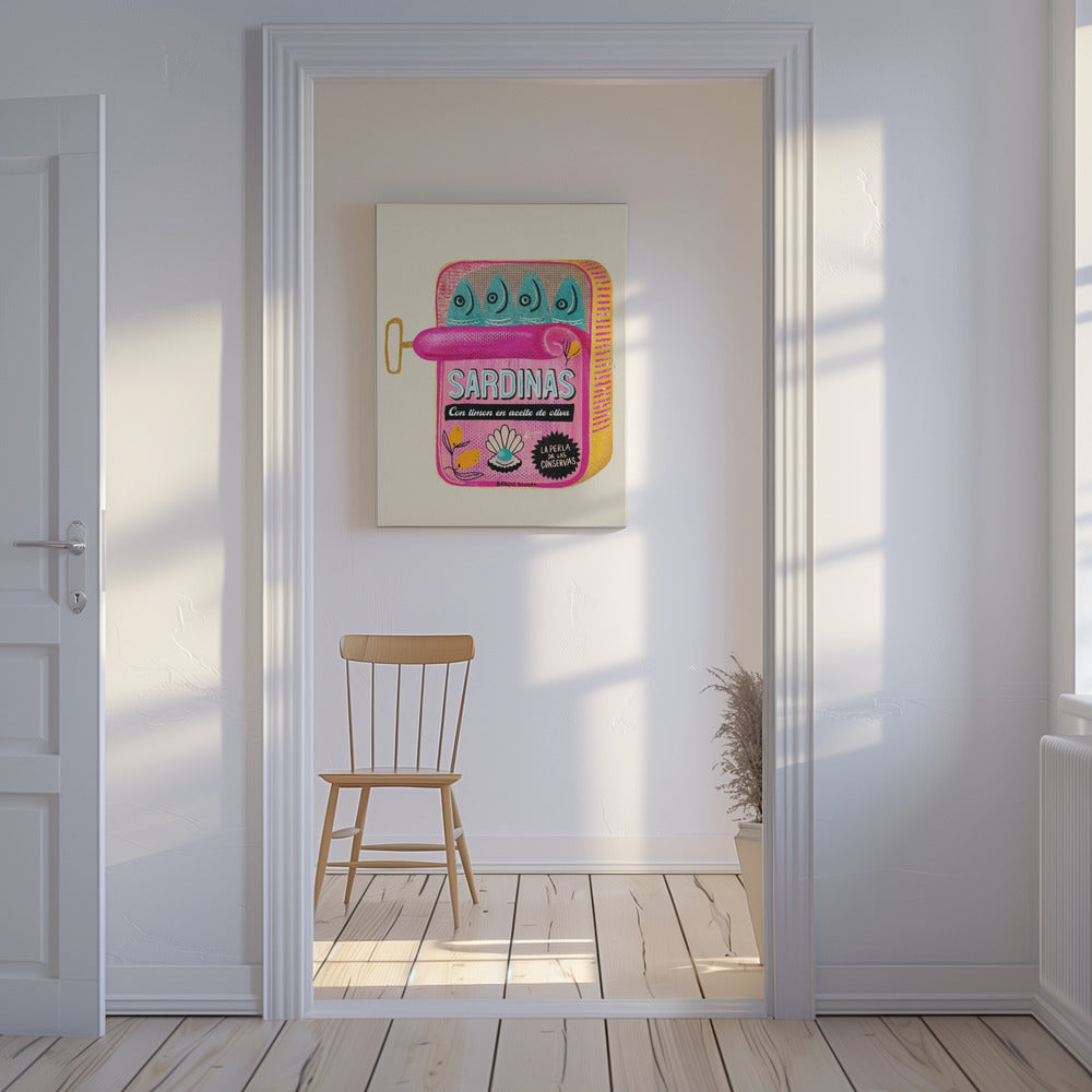 Sardientjesblikje | Canvas