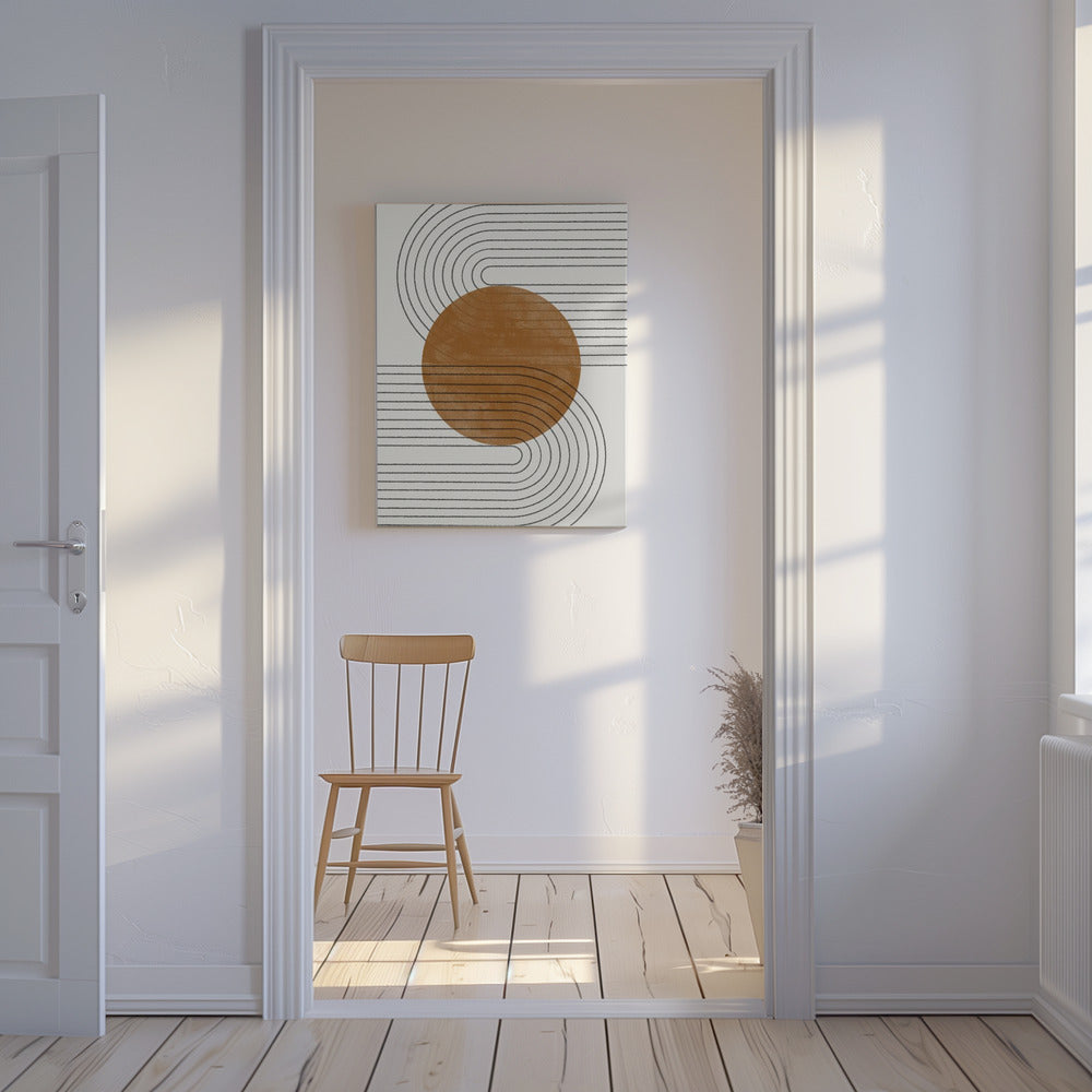 Curved Echoes | Canvas
