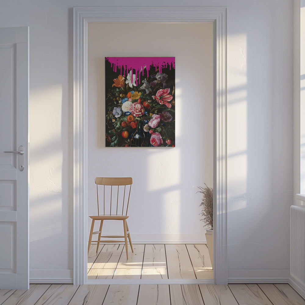Vintage Botanical, Altered Pinky Art | Canvas