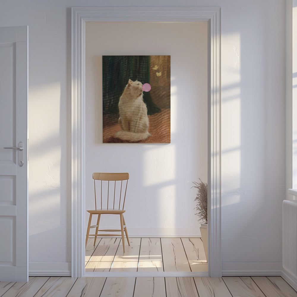 Bubble Gum en Kat | Canvas