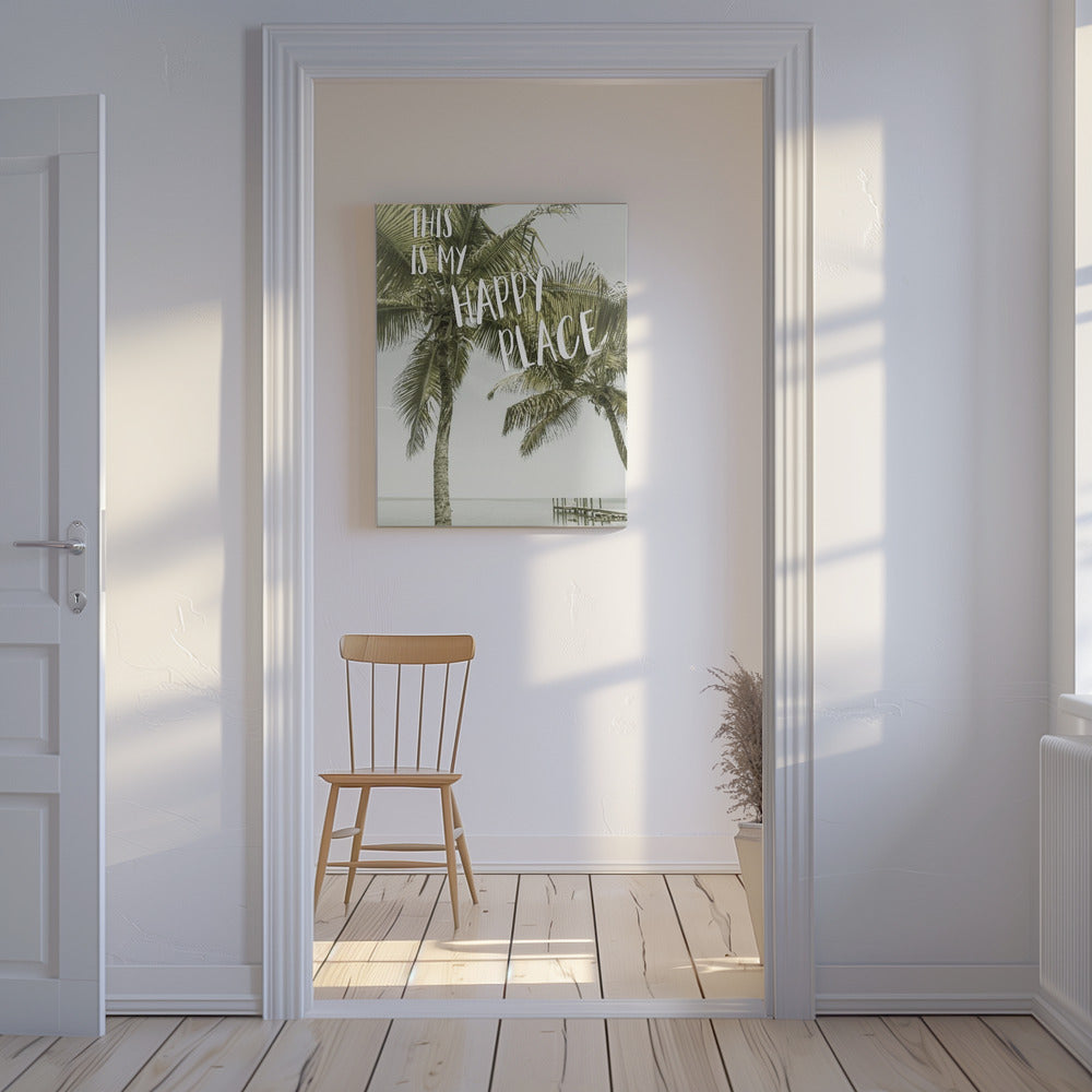 Dit is mijn geluksplek | Oceanview | Canvas