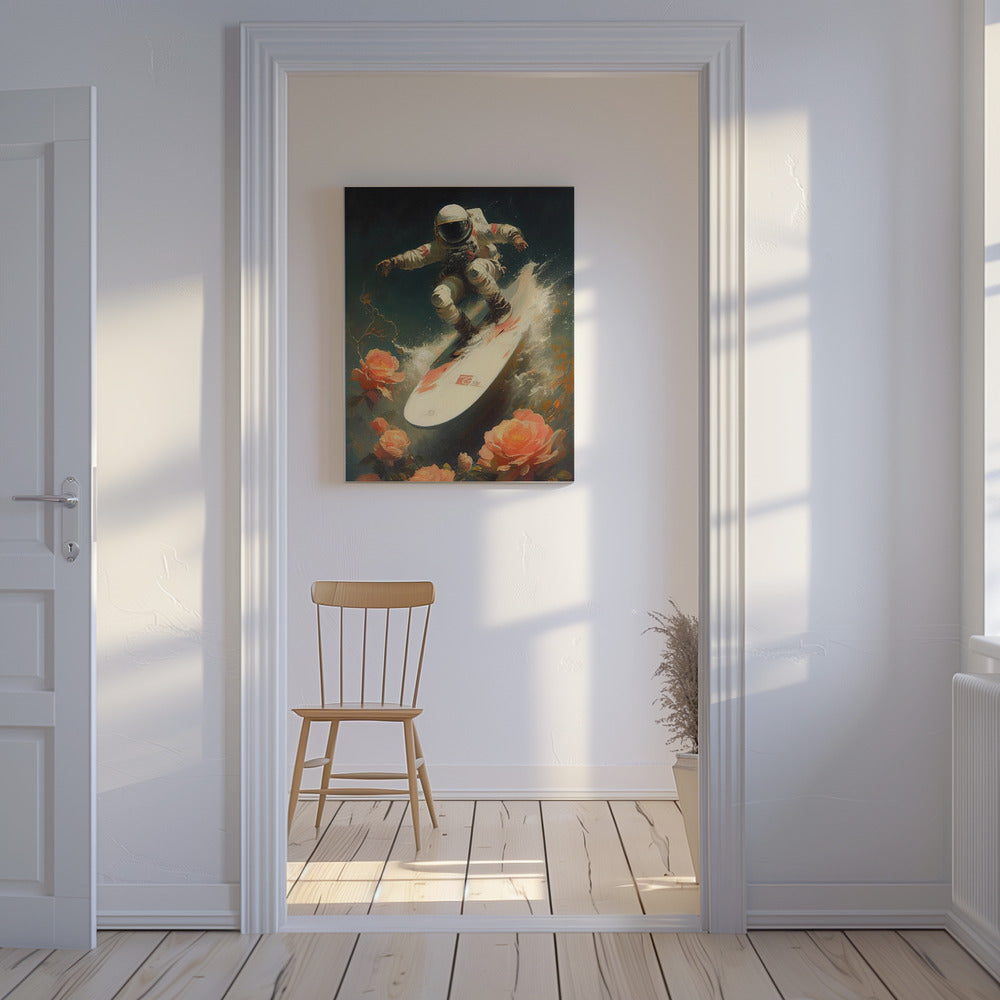 Mijn Space Wave | Canvas