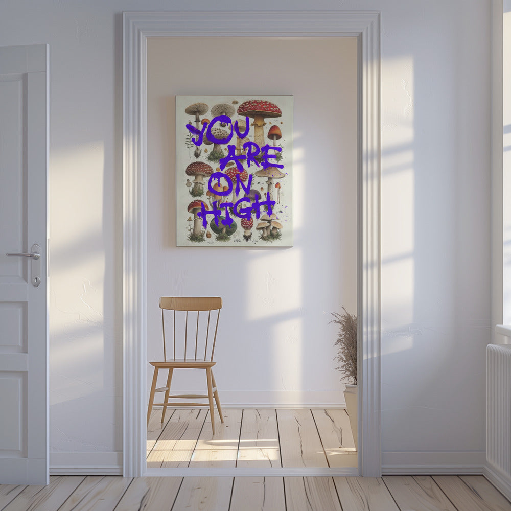 Je bent hoog | Canvas