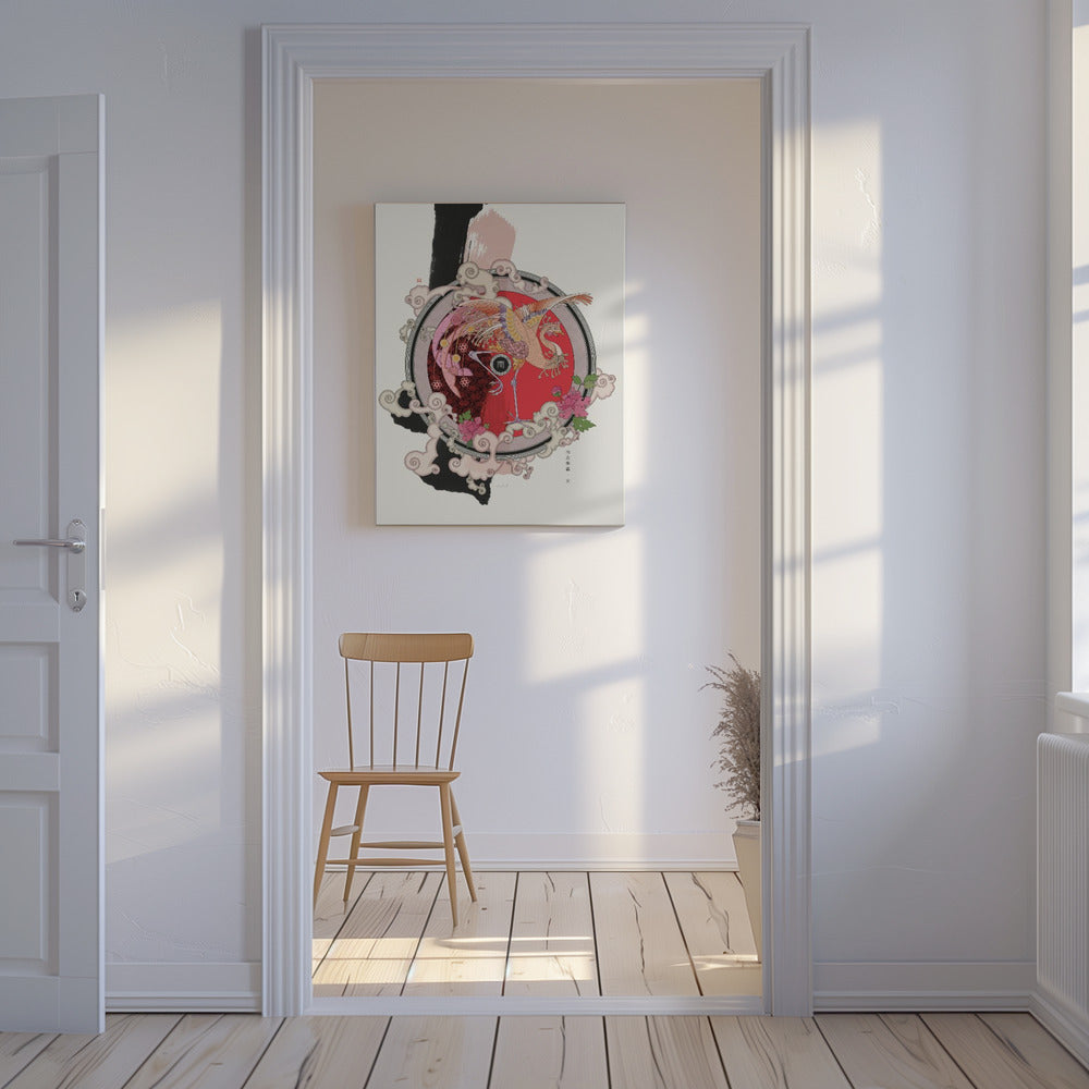 Vermilion Bird of the South | Canvas