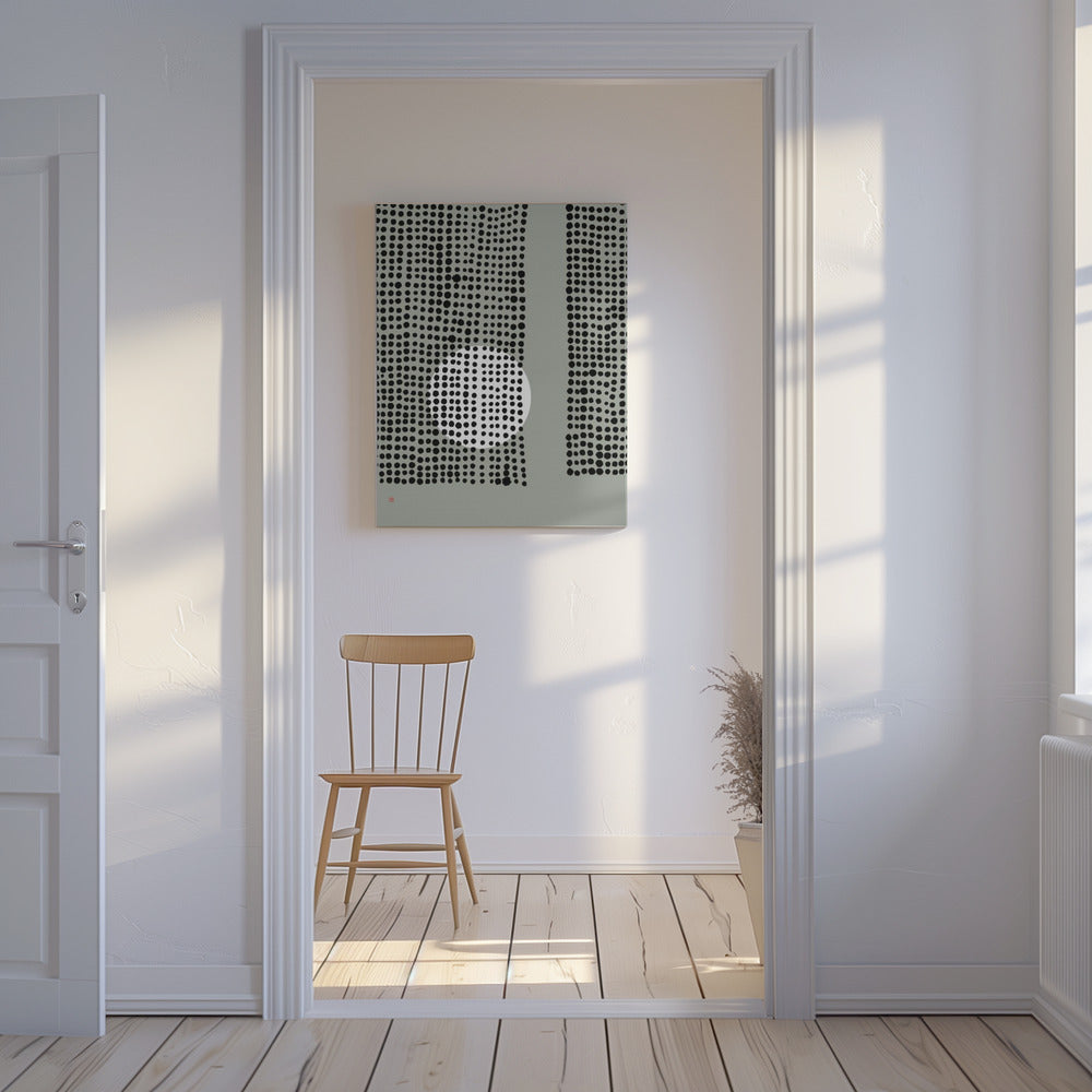 Hidden Moon N°4 | Behind the Curtains | Canvas