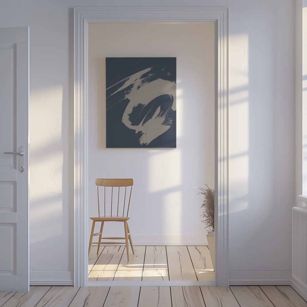 In een haast | Canvas