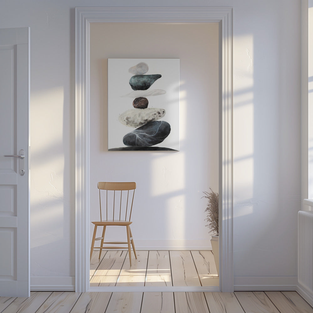 Stenen van het strand | Canvas