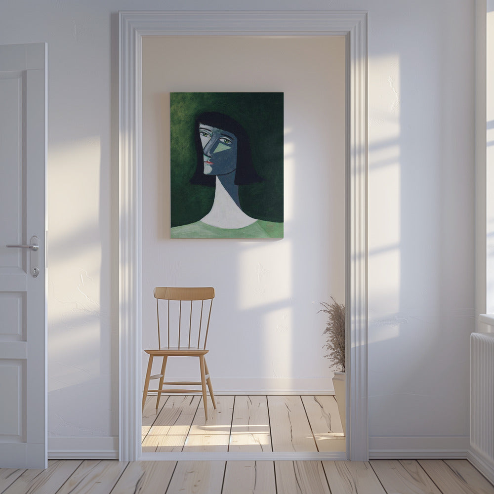 Vrouw in het licht | Canvas