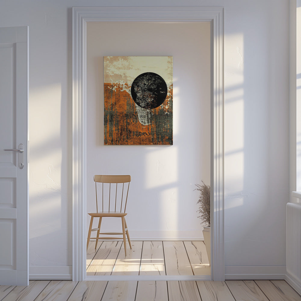 Eclipse over textuur | Canvas