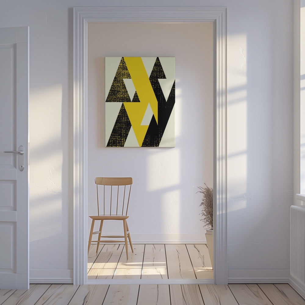 Abstracte geometrische vormen | Canvas