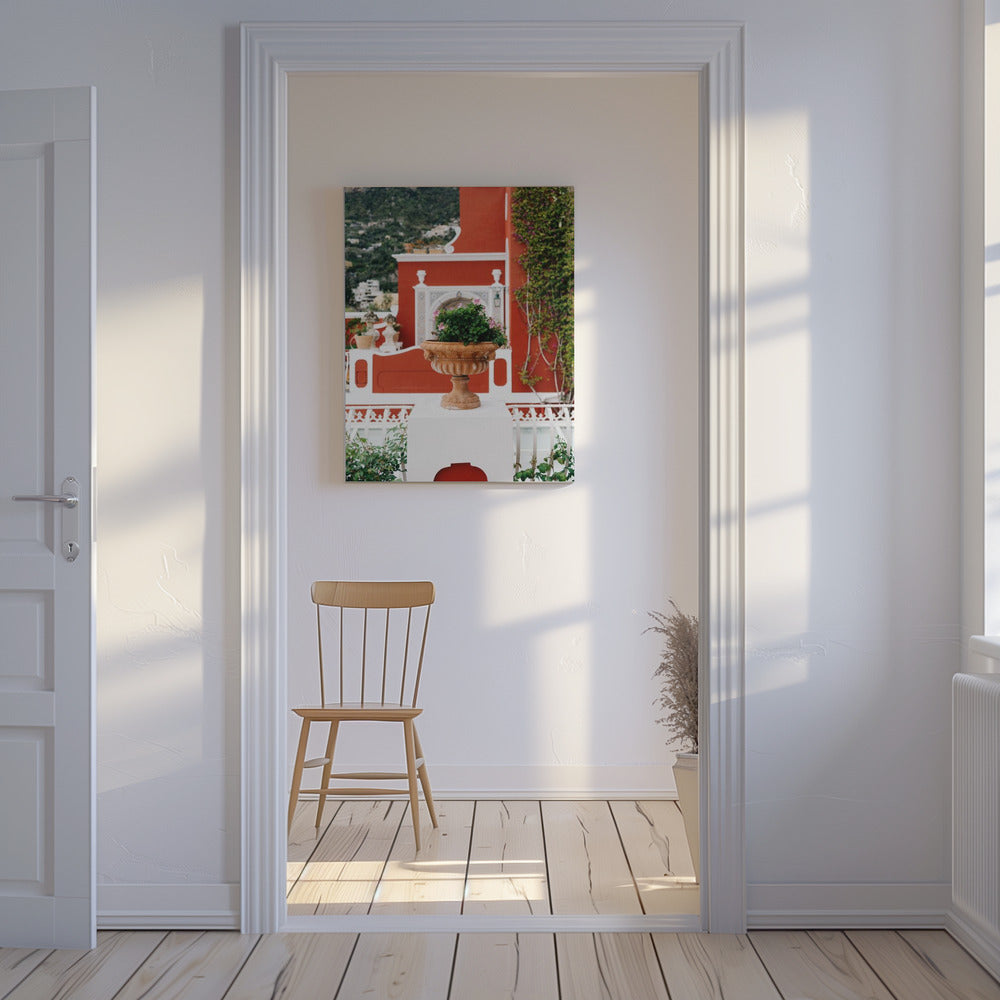 Regenachtig Positano IV | Canvas