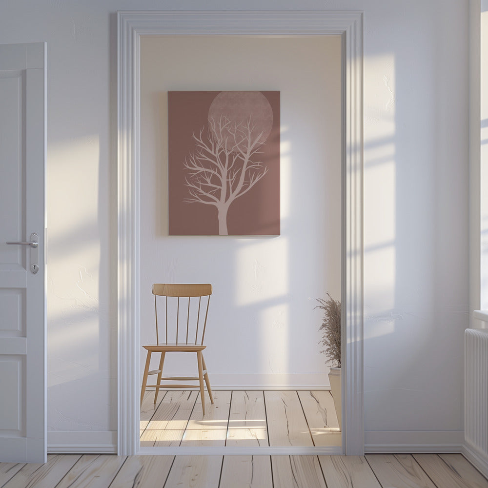 Roze boom | Canvas