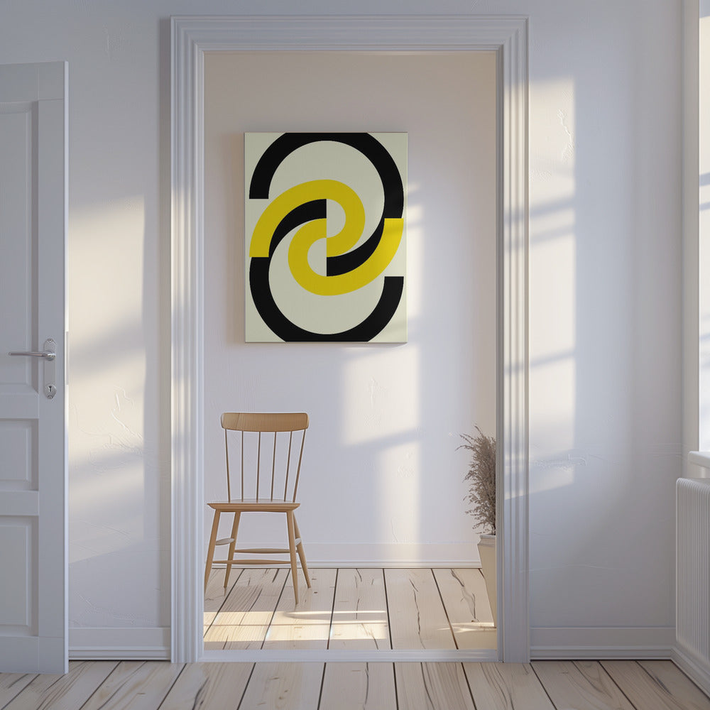 Verweven cirkels | Canvas