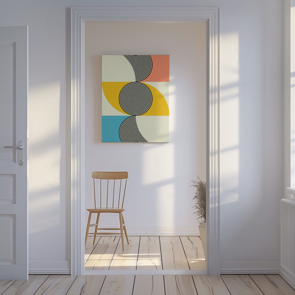 Cirkels in harmonie | Canvas