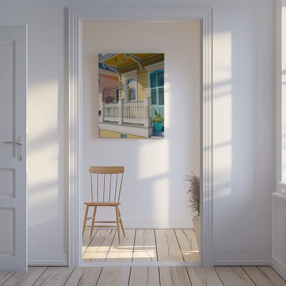 Architectuur van New Orleans IV | Canvas