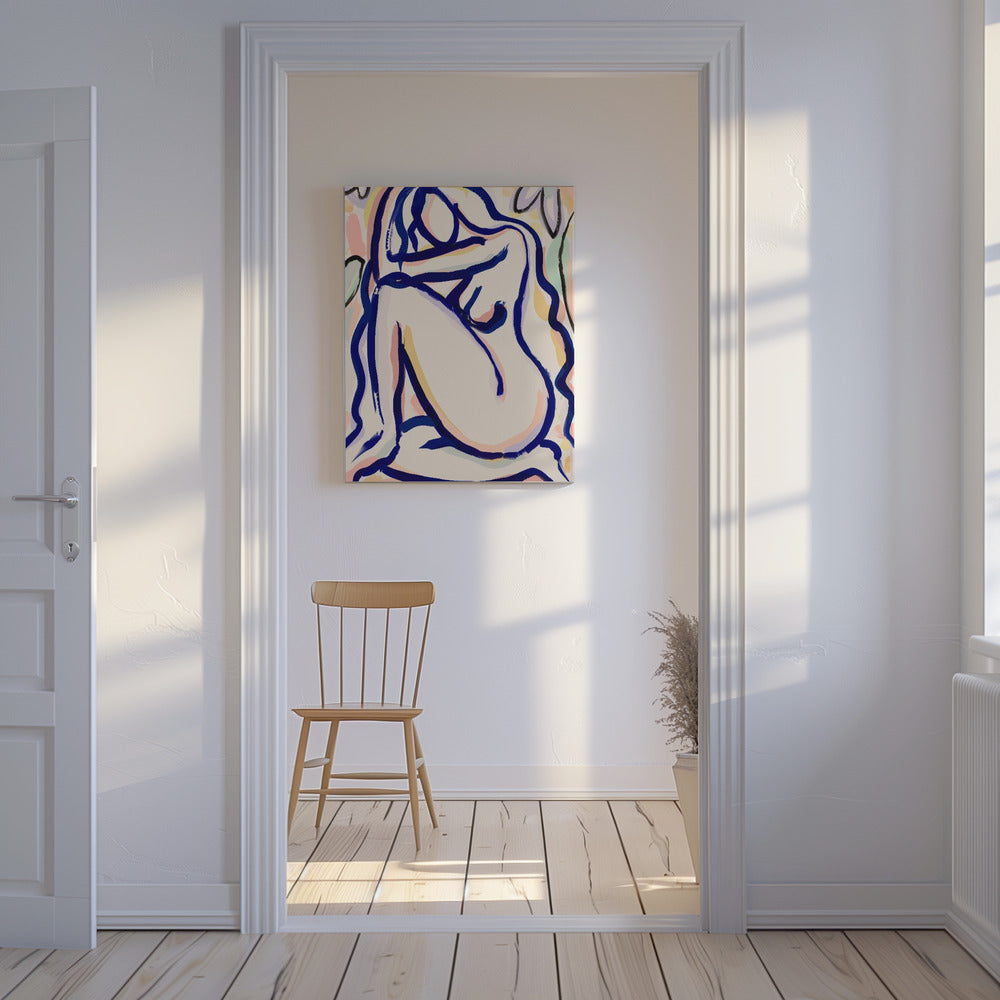 Sereen silhouet | Canvas