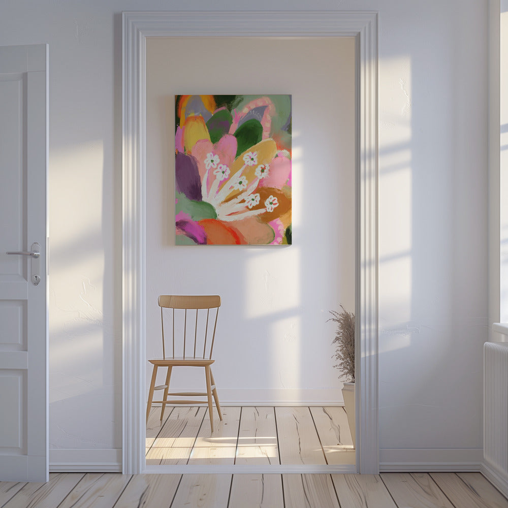 Bloeiende Fluisteringen | Canvas