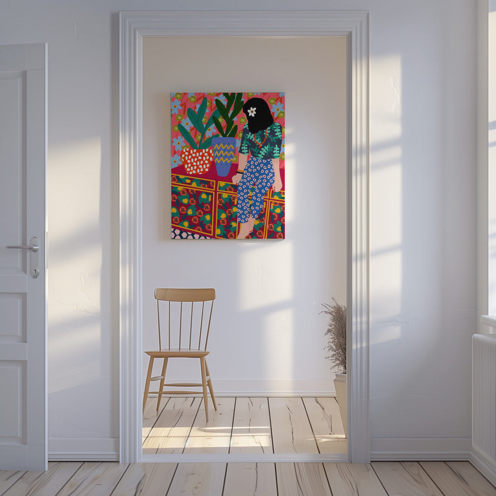 Hawaiiaans meisje | Canvas