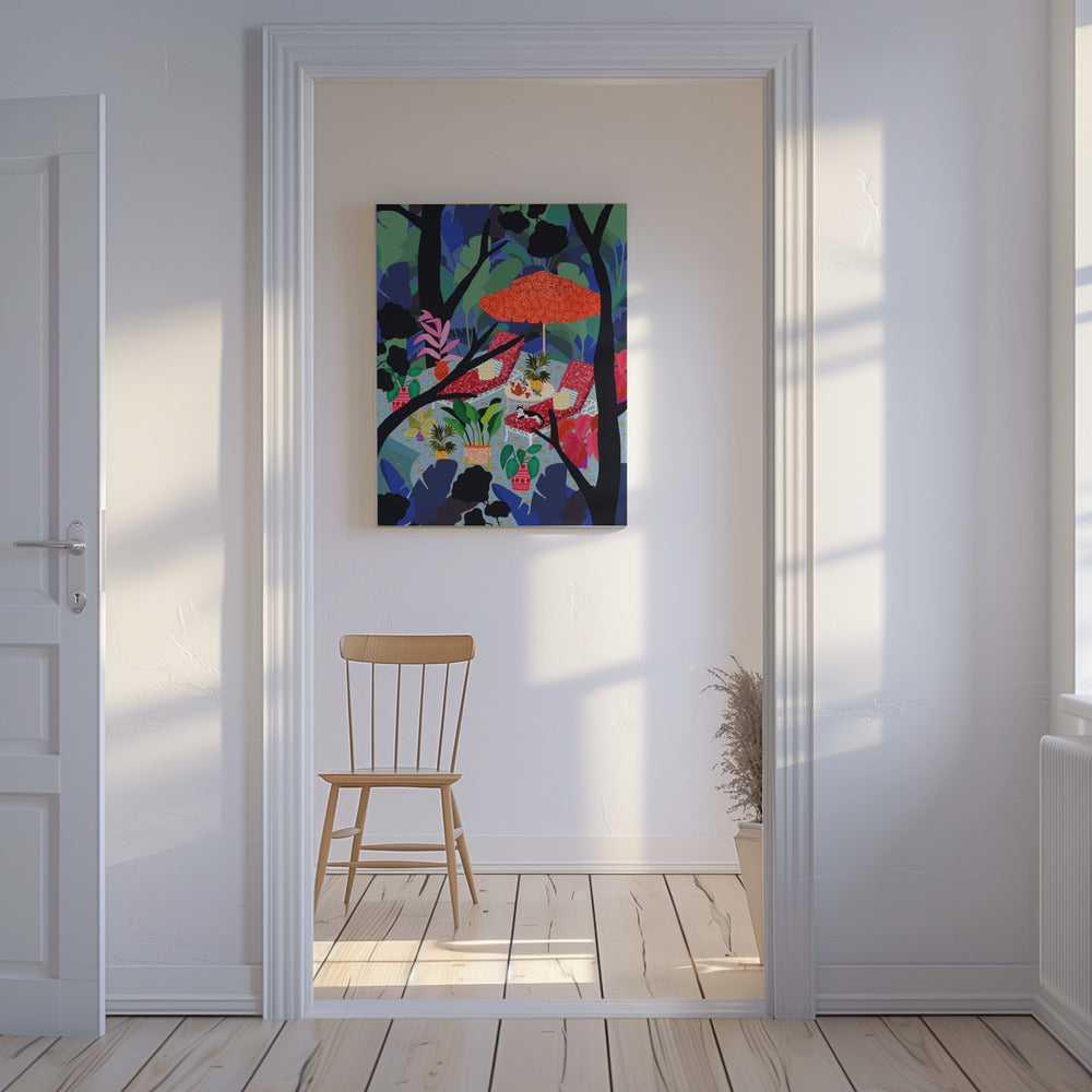 9933x14043 Din 133 Zwembad Midden in de Natuur | Canvas