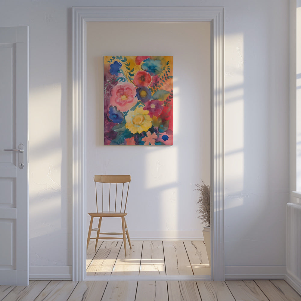 Aquarel Bloemen Nr. 6 | Canvas
