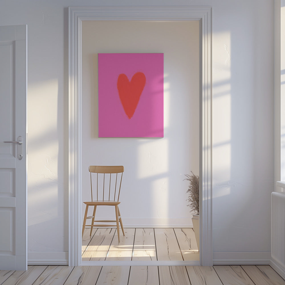 Levendige hartslag | Canvas