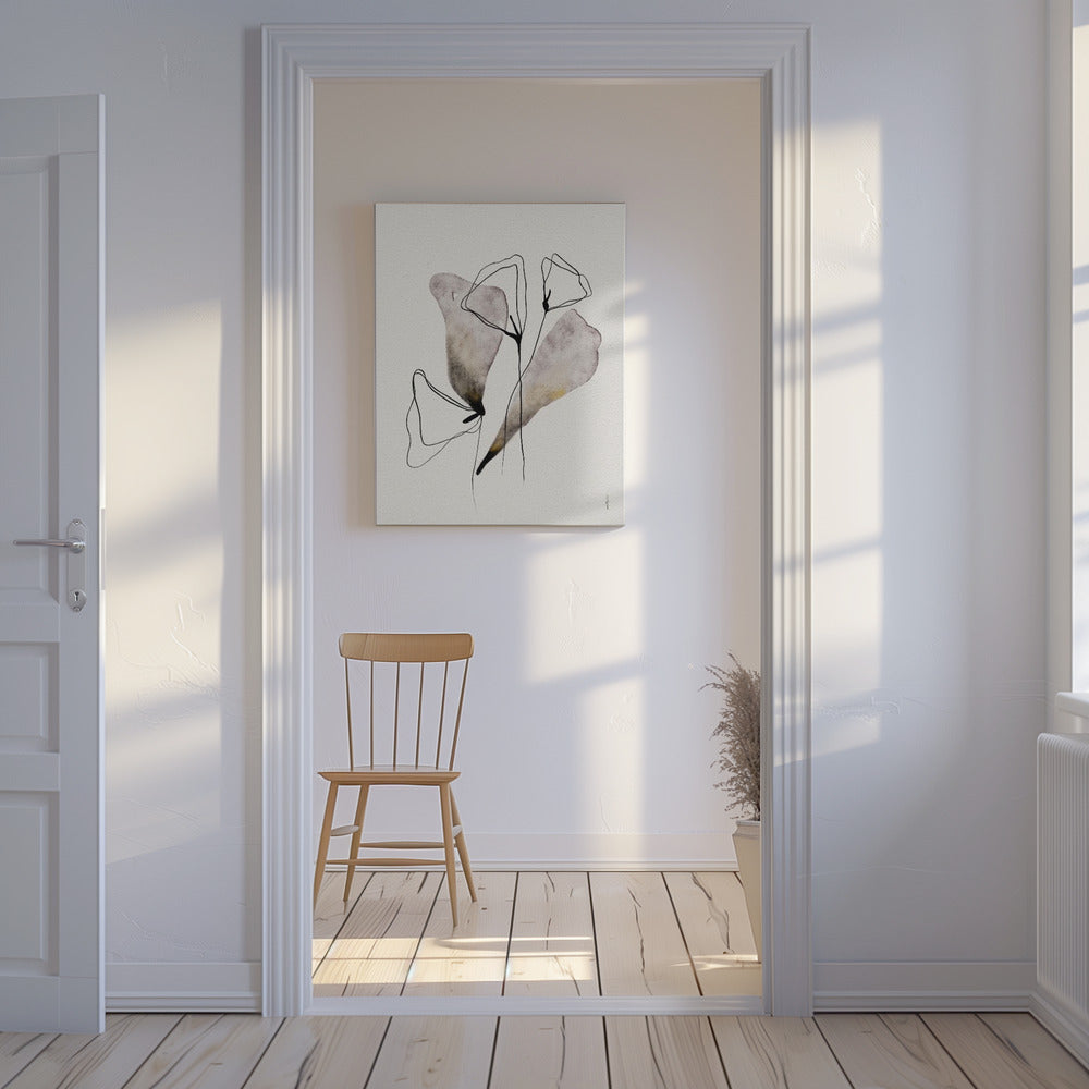 Fluisterende bloemen | Canvas