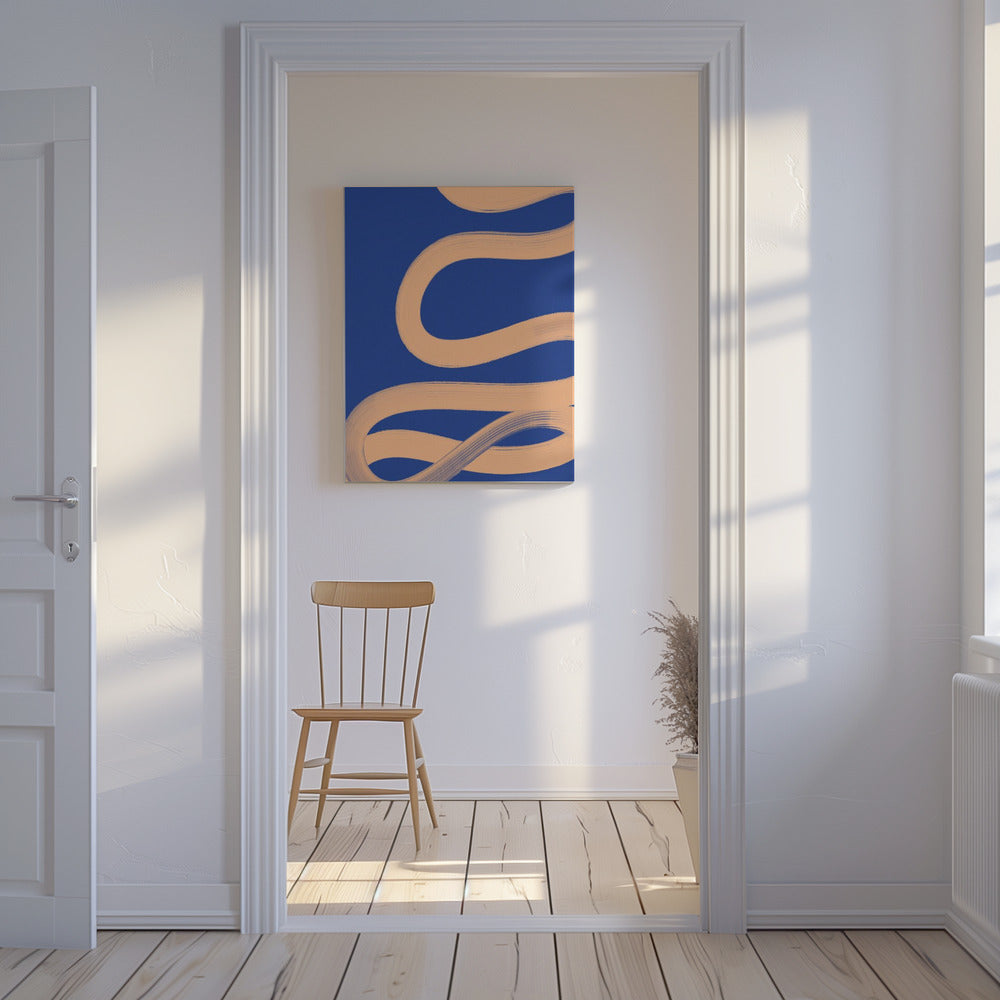 Vloeiende harmonie | Canvas