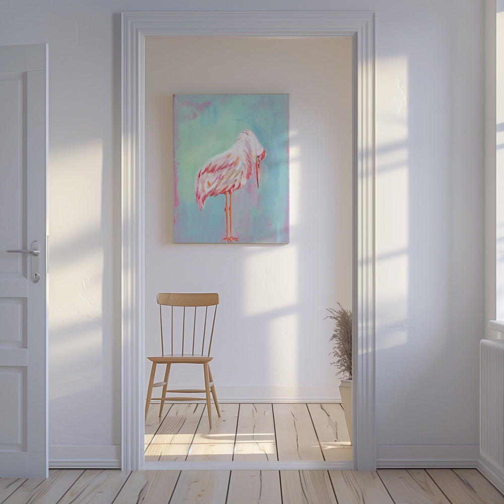 Sierlijke blos | Canvas