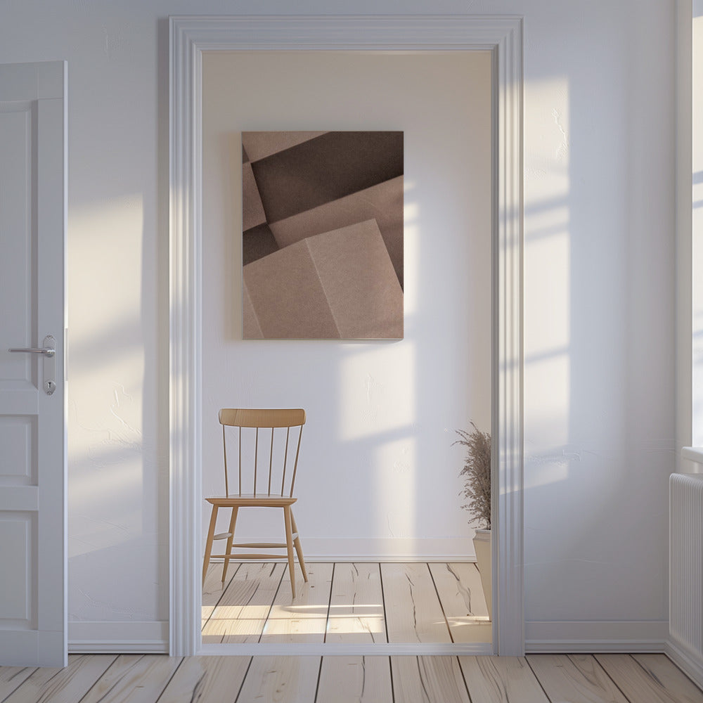 Papieren en Schaduwen 4 | Canvas