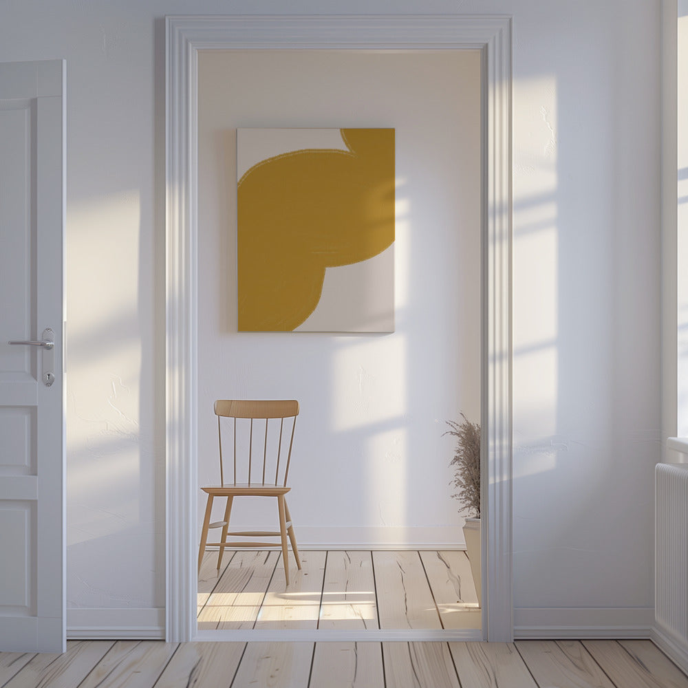 Gouden Wervelpad | Canvas