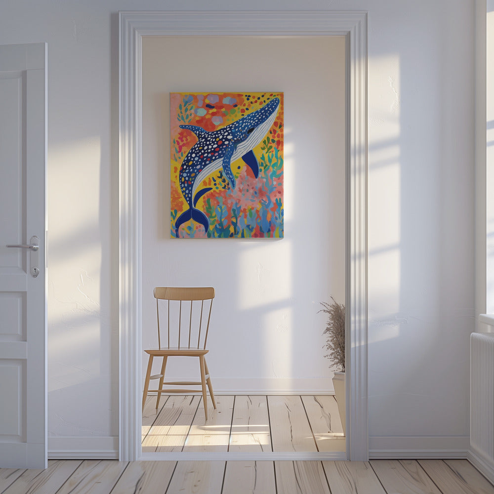 Gevlekte walvis | Canvas