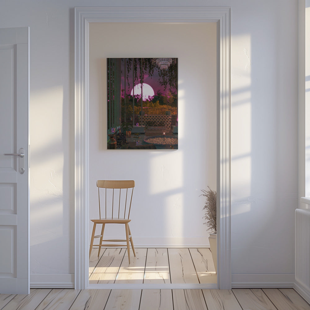 Paars Maanpaleis | Canvas