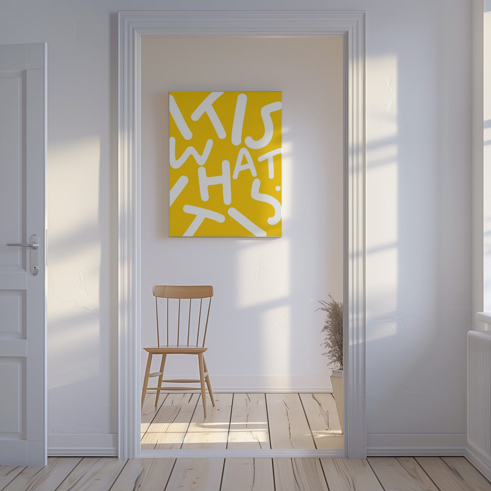Het is wat het is | Canvas