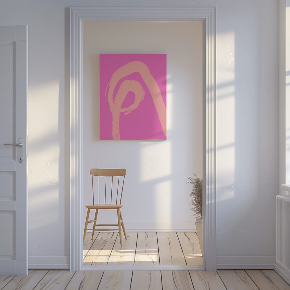 Gebogen gefluister | Canvas